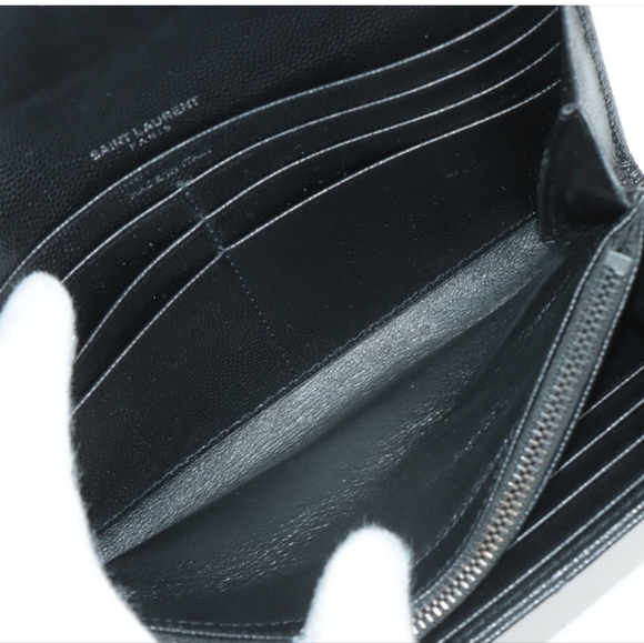 Authentic Saint Laurent Chevron Wallet - Picture 11 of 13